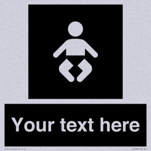 Custom information: black panel baby change